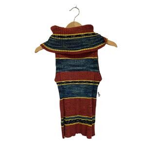 Free People Carly Cowl Neck Off Shoulder Ribbed Knit Top NWT Size Small